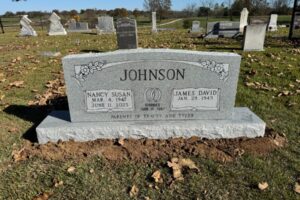 Johnson, Nancy and James 1 West Plains Monument
