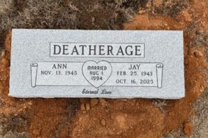 Deatherage, Ann and Jay West Plains Monument