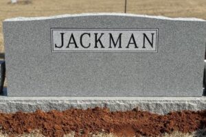 Jackman, Flossie and Fred - Back West Plains Monument