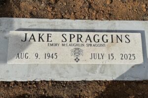 Spraggins, Jake West Plains Monument