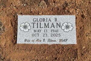 Tilman, Gloria West Plains Monument